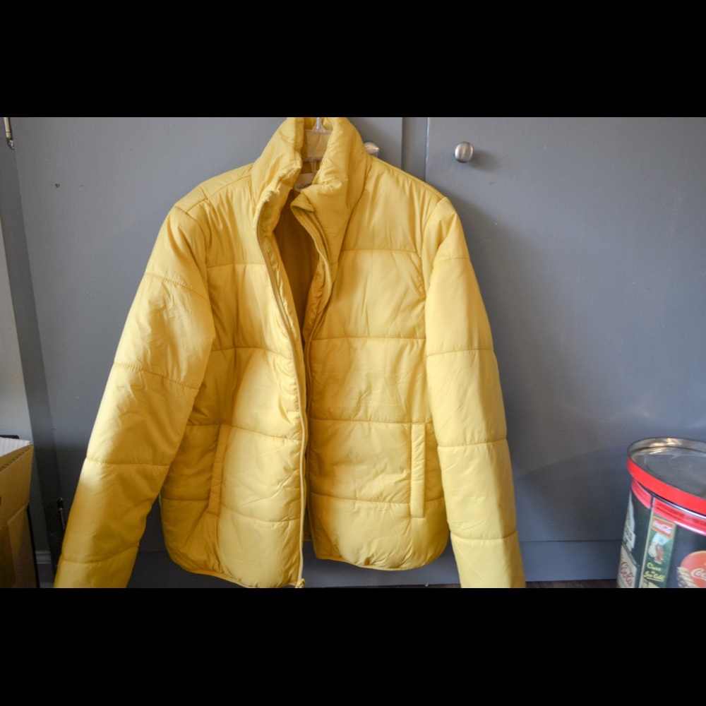 Yellow Puffer Jacket